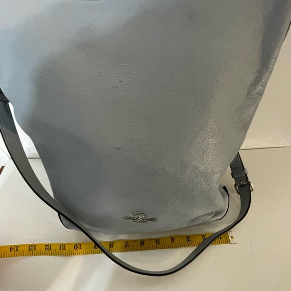 Coach Abby Duffle Shoulder Bag in Light Blue - Picture 14 of 15